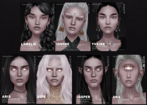 FREE! Lots of Beautiful Skins from Moth & Moon